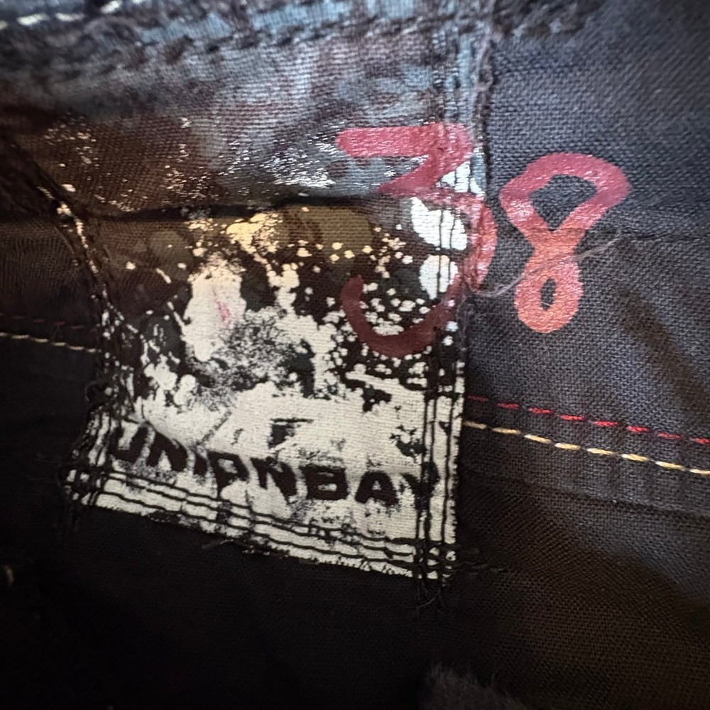 Unionbay‎ Blue Tab Denim Shorts Baggy Loose Fit Size 38 - Picture 6 of 6
